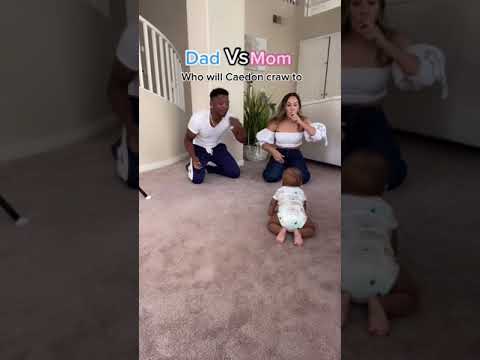 Baby Caedon has to choose between MOM vs DAD 🥺 #shorts