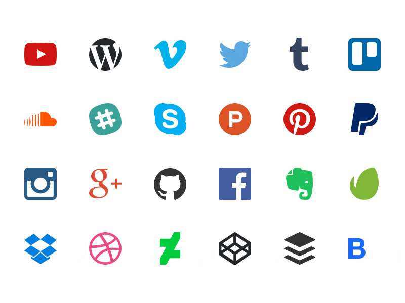 Social Media Icons Twitter Facebook Instagram Vertical Social Networking Website Logo Png Image With Transparent Background Toppng