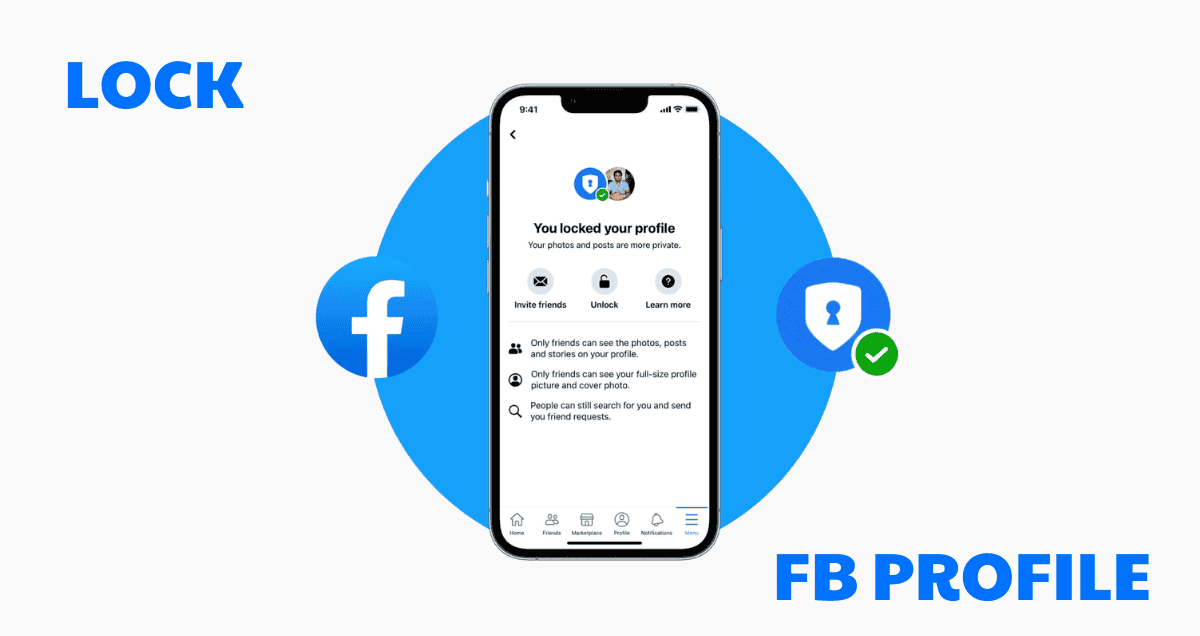 how to lock Facebook Profile